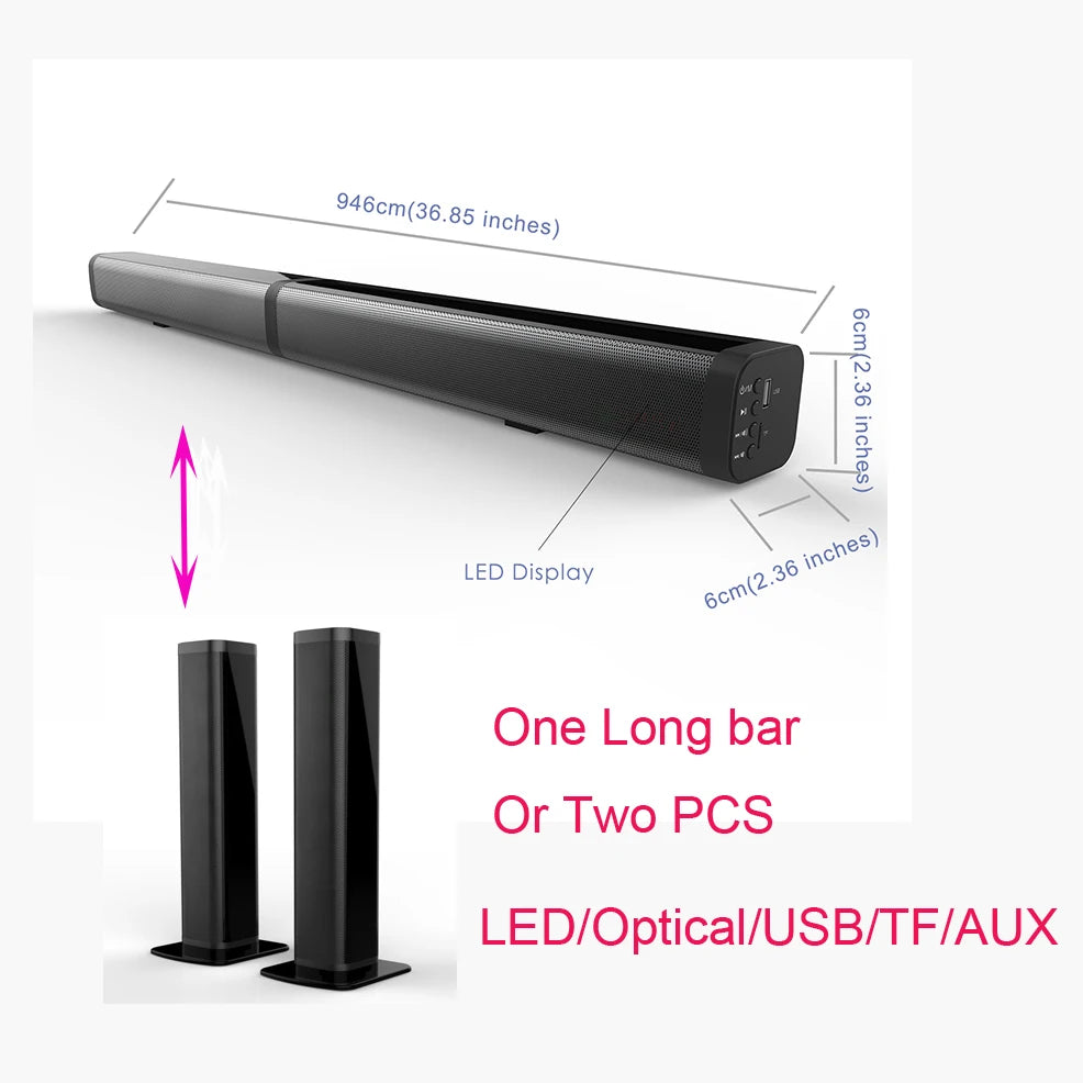 Soundbar ultraohut langatonkaiutin