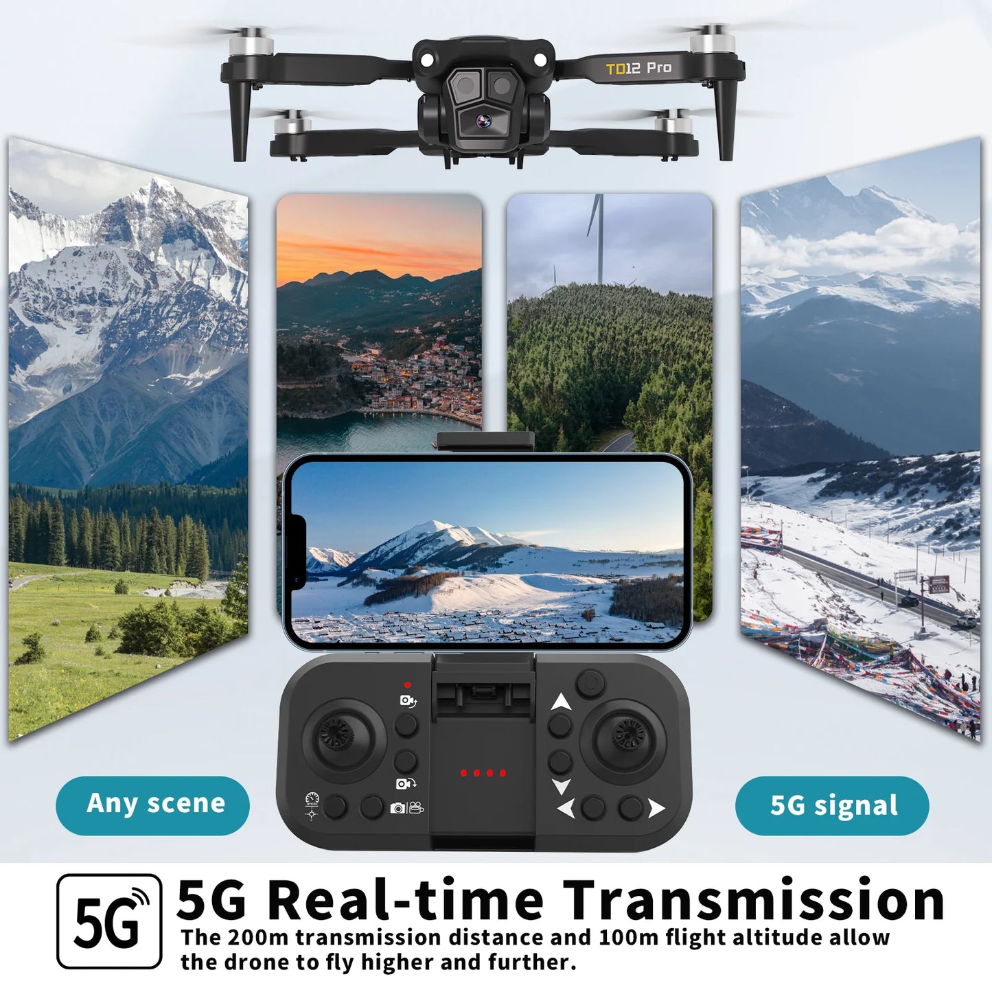 Drone 1080p HD kameralla **NOPEA TOIMITUS**