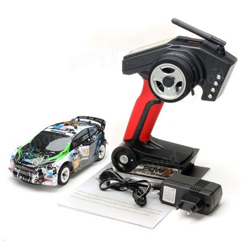 Radio-ohjattava ralliauto